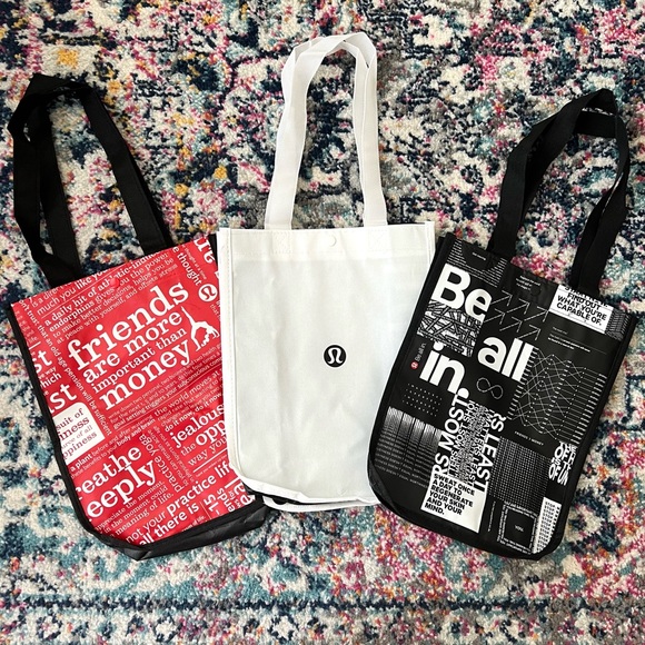lululemon athletica Handbags - LULULEMON // NEW Reusable ♻️ Bags Bundle